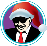 Capone's Dinner Show icon using Santa Hat