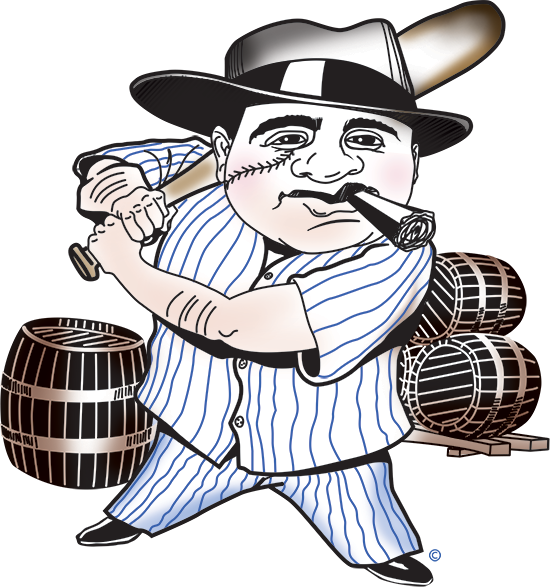 Capone's Dinner Show Bootlegger Cartoon