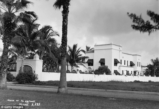 Historic photo of Capone home