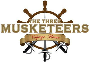 The 3 Musketeers Voyage Home logo