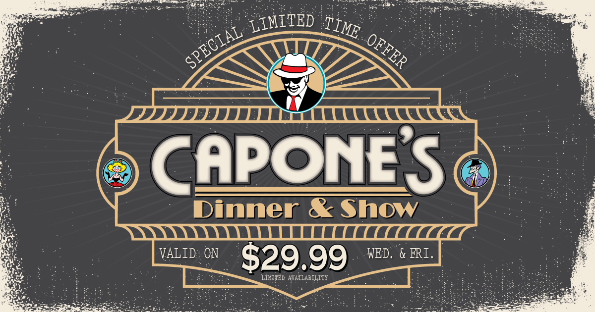 Feather Boa  Capone's Dinner & Show