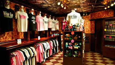 Our gift shop is filled with affordable souveniers.